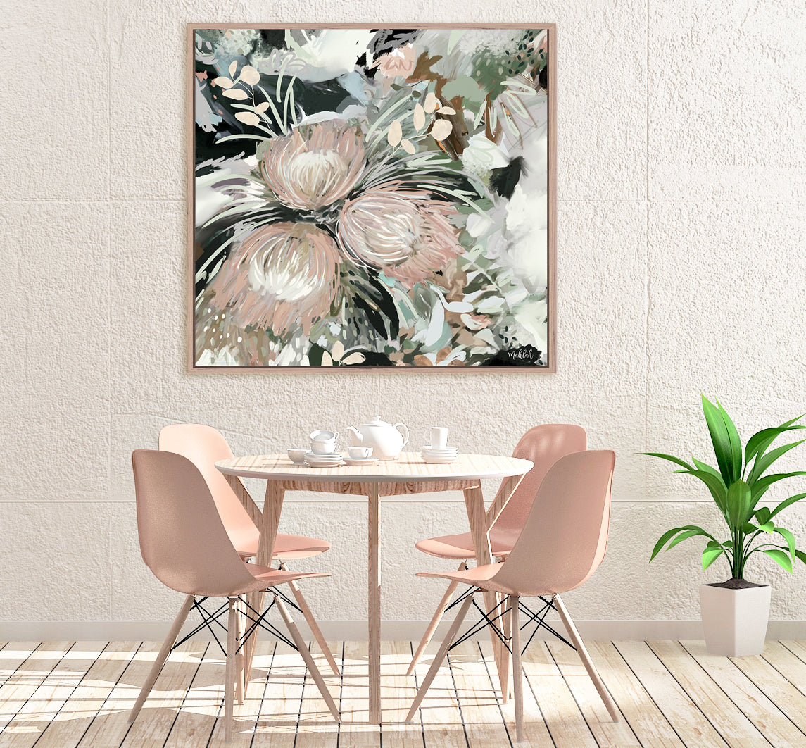 DFV - Forbes Florals (Square) Canvas Print