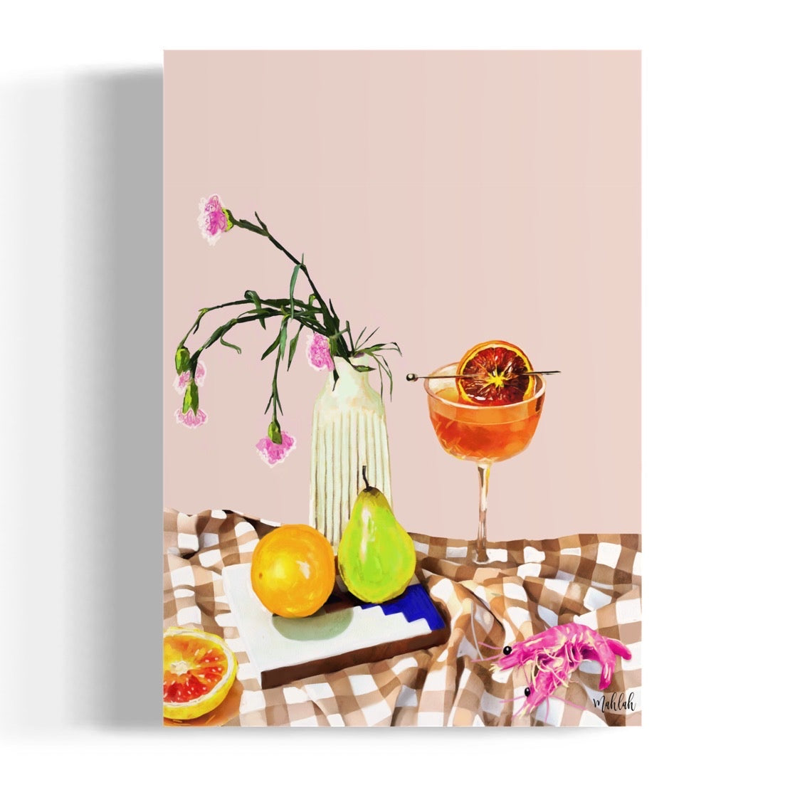 A3 print 300gsm grazing gingham