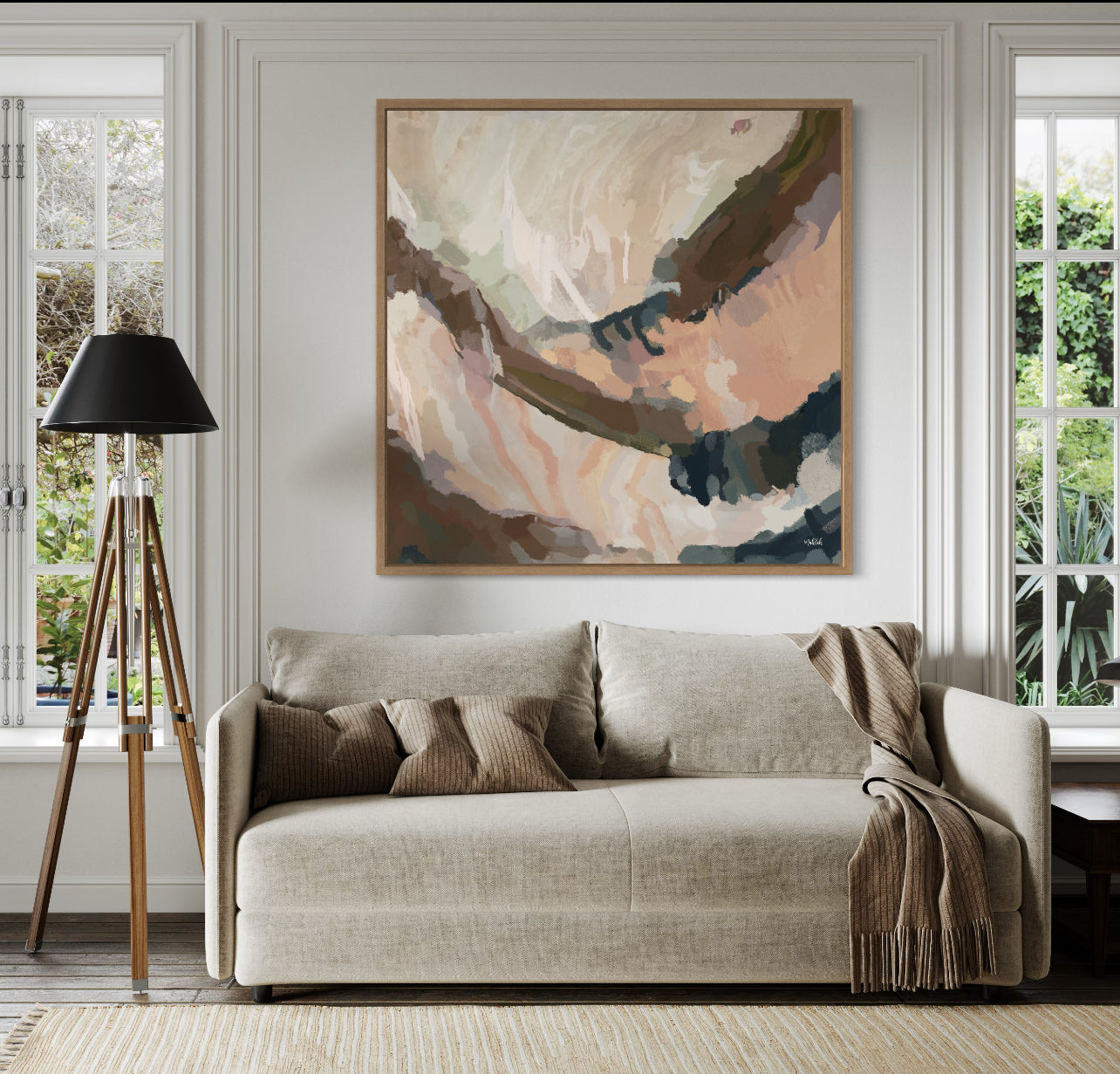 Grounded Canvas Print