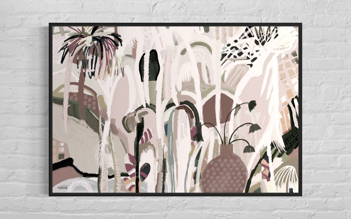 Kalsomine vines (Landscape) Canvas Print