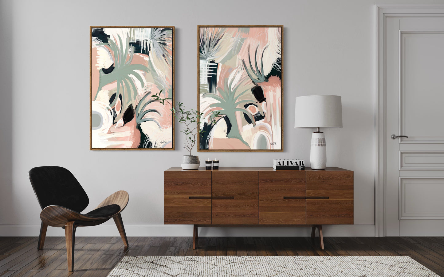 Port Scape 2 (Portrait) canvas print