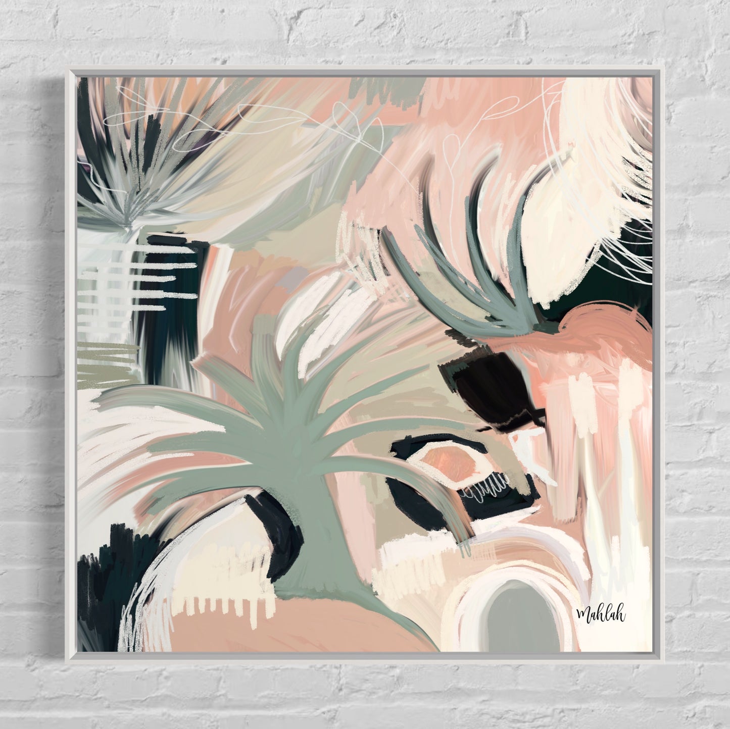 Port Scape- Square Canvas Print