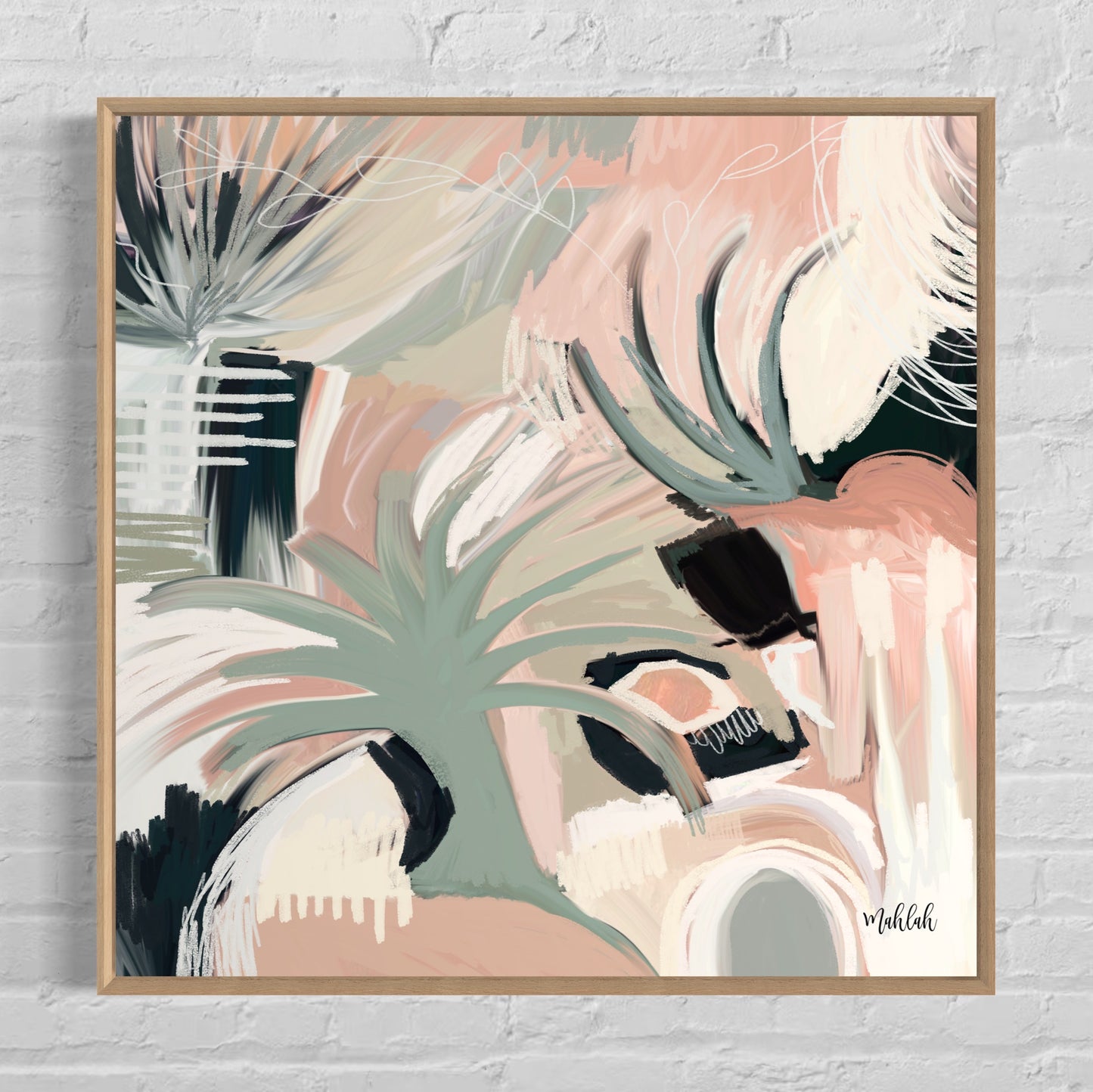 Port Scape- Square Canvas Print