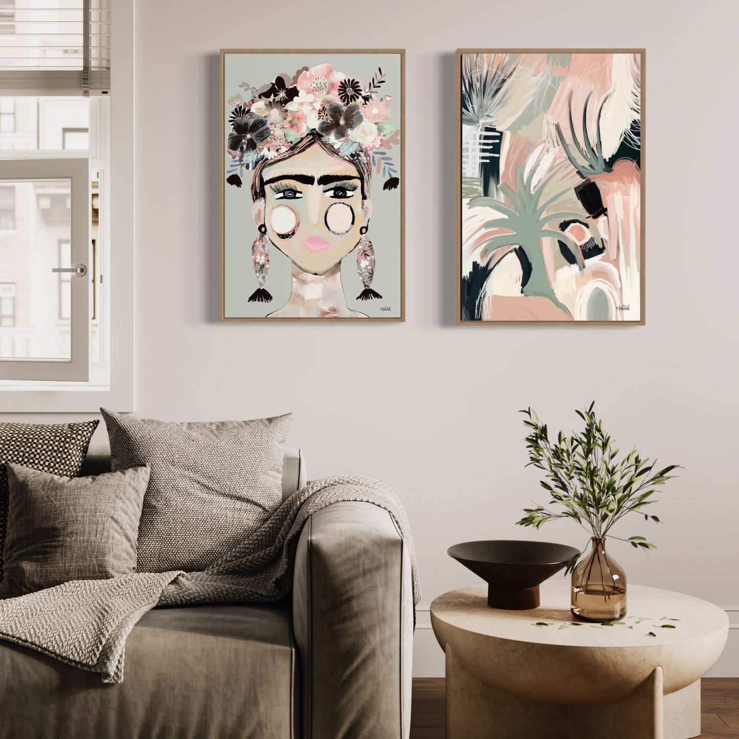 Frida Port Scape canvas print