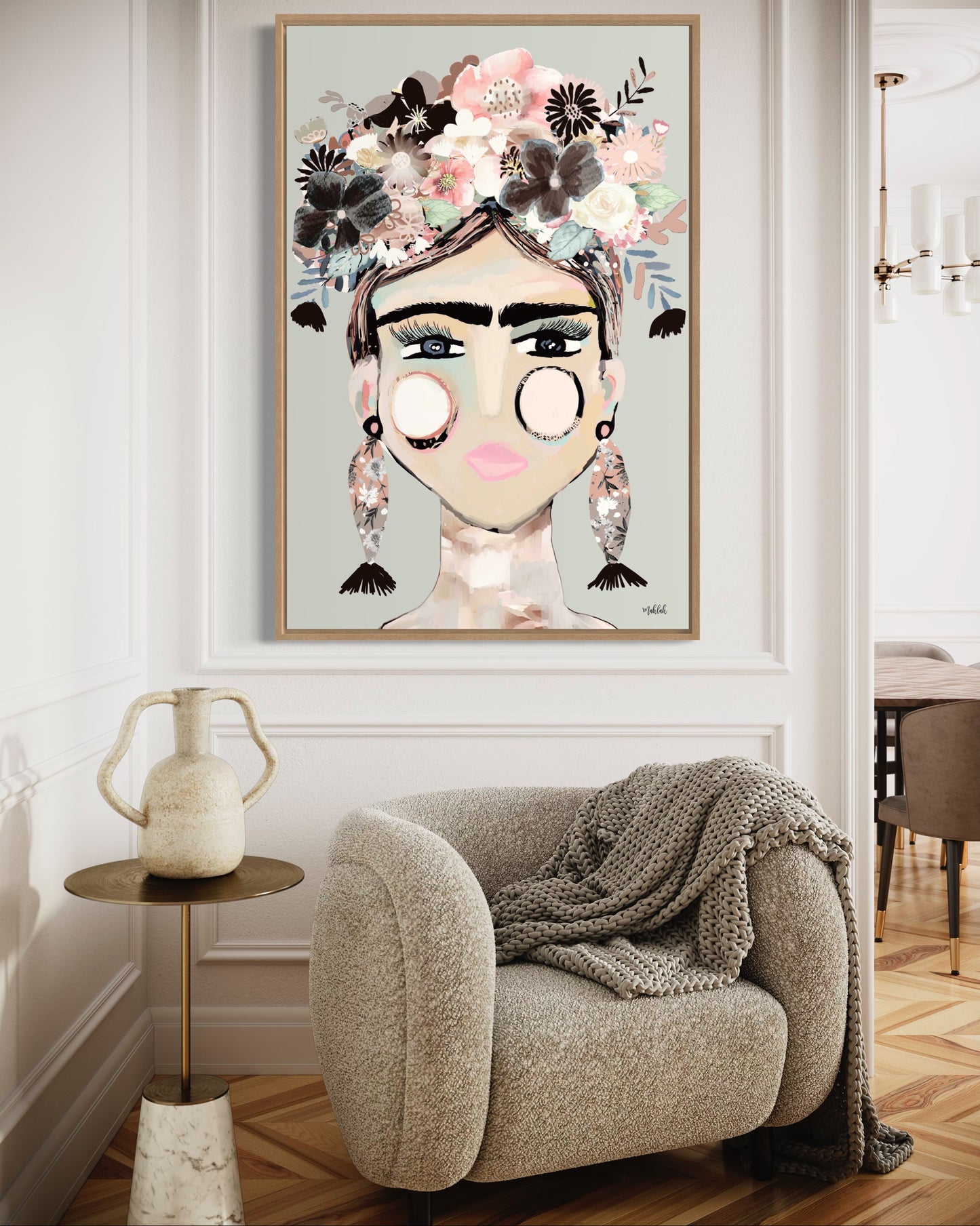 Frida Port Scape canvas print