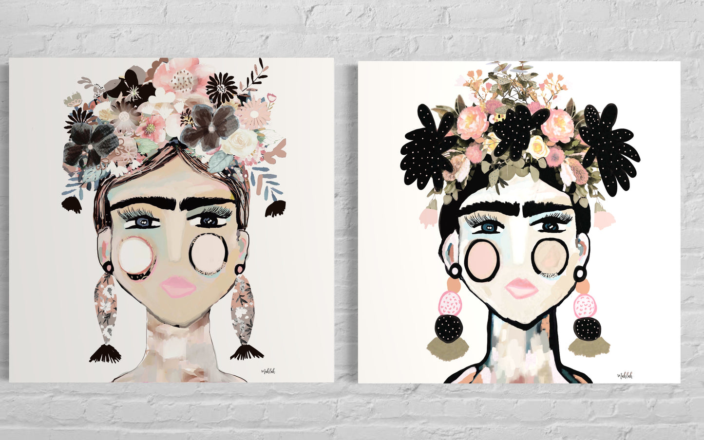 Set of 2 Frida Canvas prints