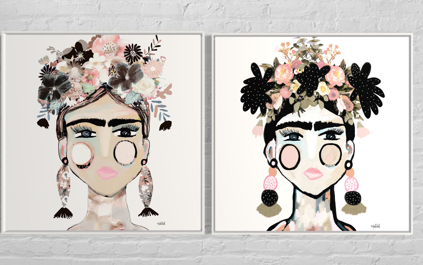 Set of 2 Frida Canvas prints