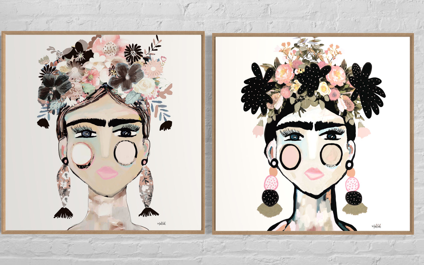Set of 2 Frida Canvas prints
