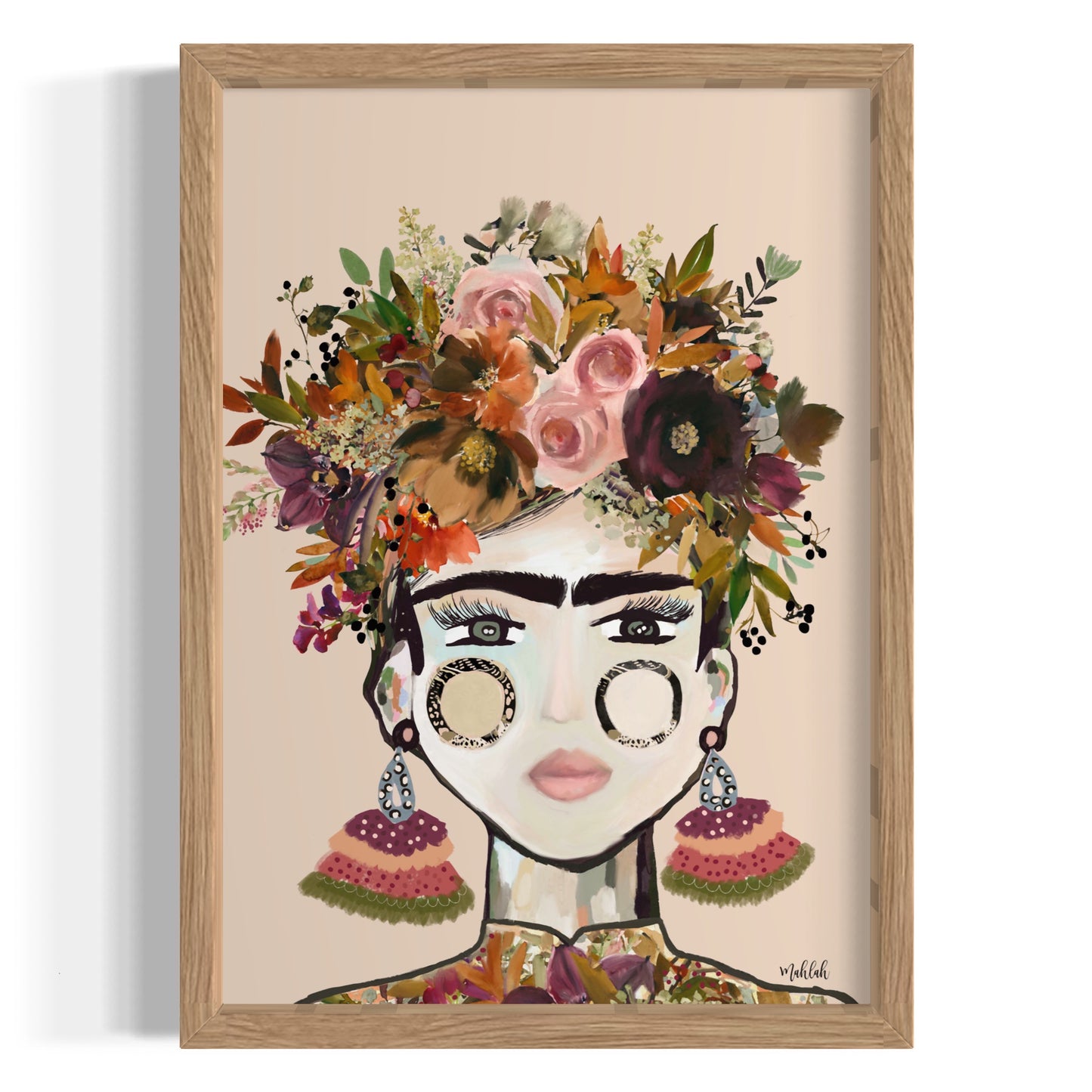A3 Spring Carnival Frida print 300gsm