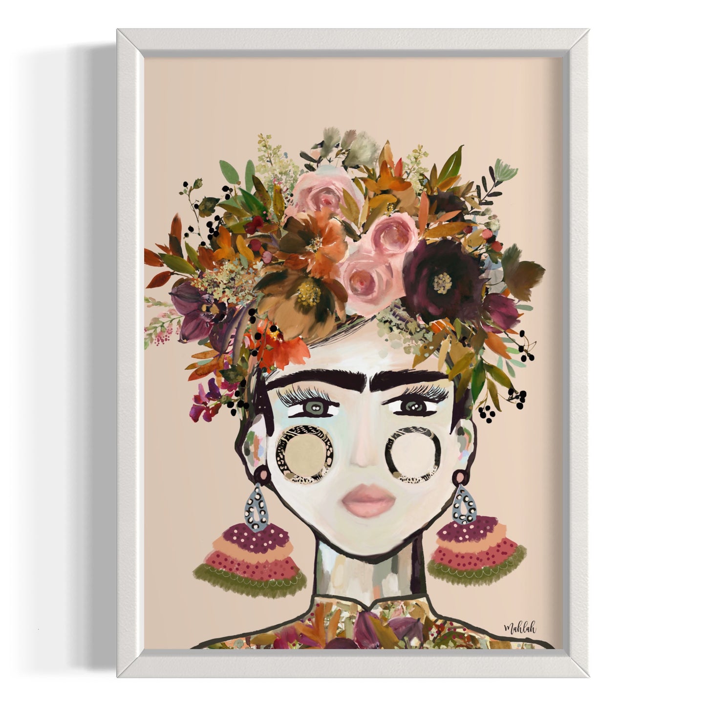 A3 Spring Carnival Frida print 300gsm