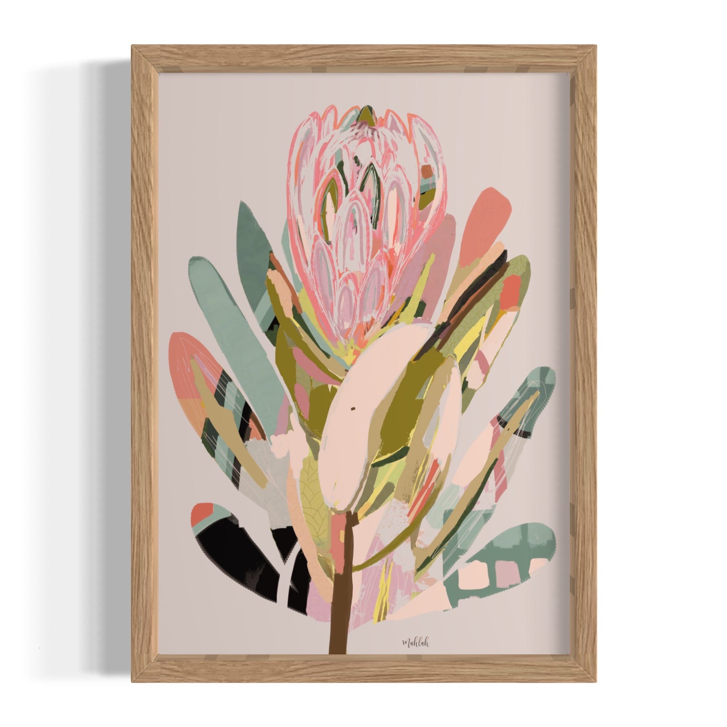 Coco Modern Protea A3 print 300gsm