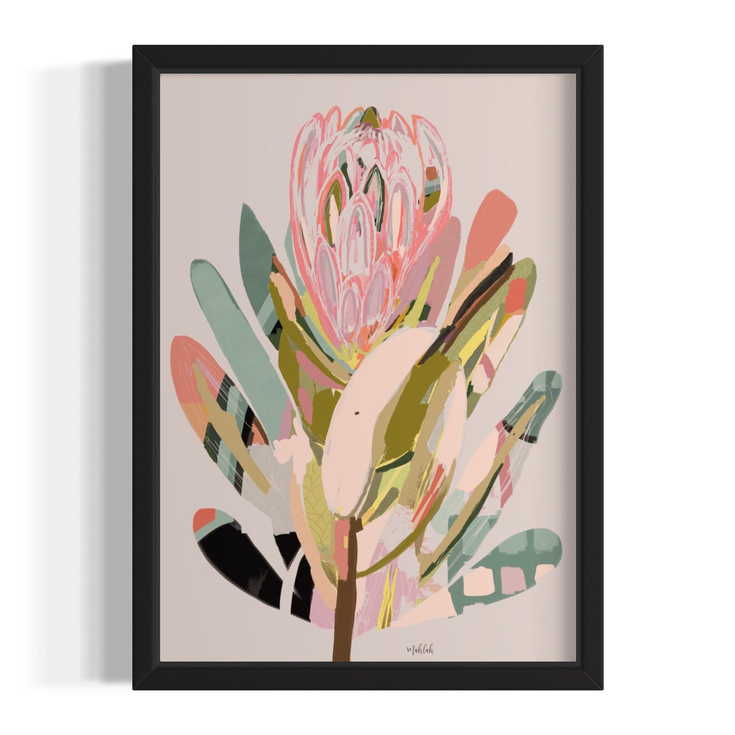 Coco Modern Protea A3 print 300gsm