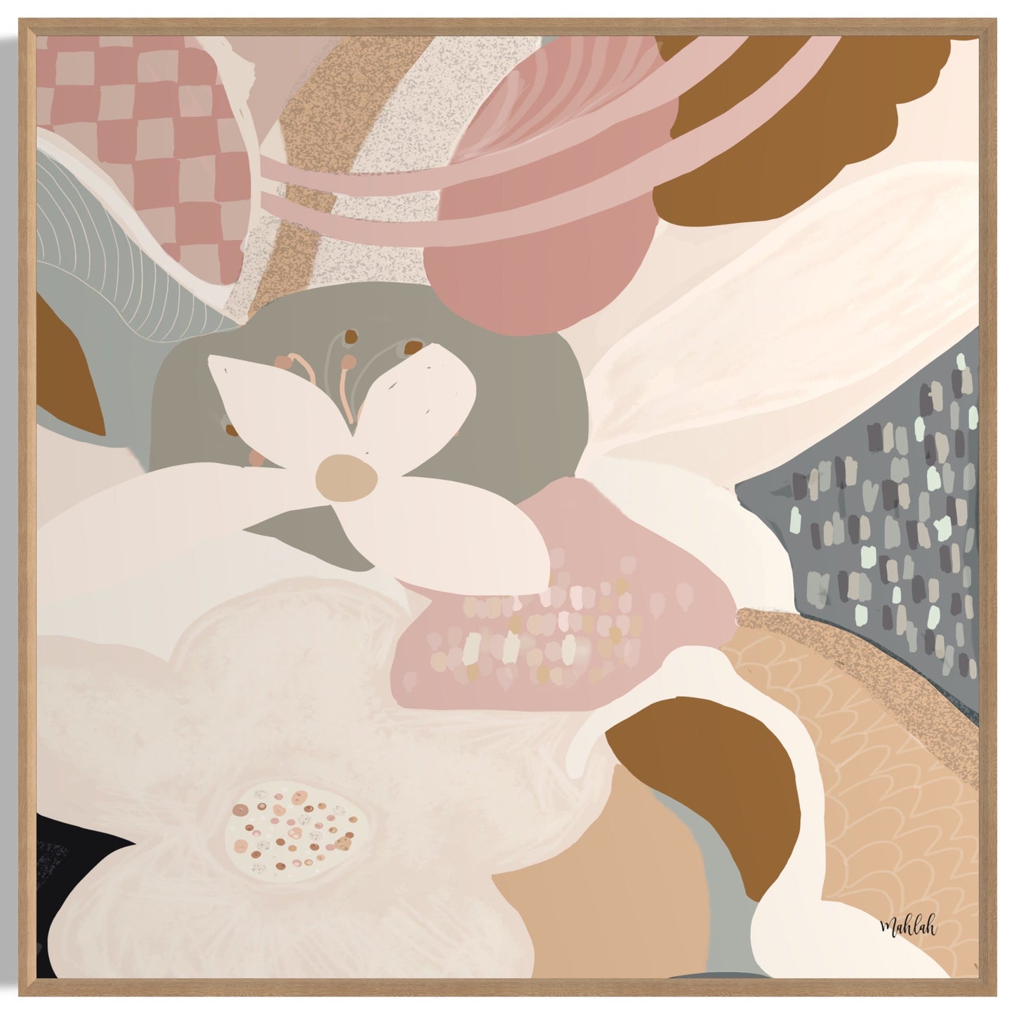 Lauren (square) canvas print