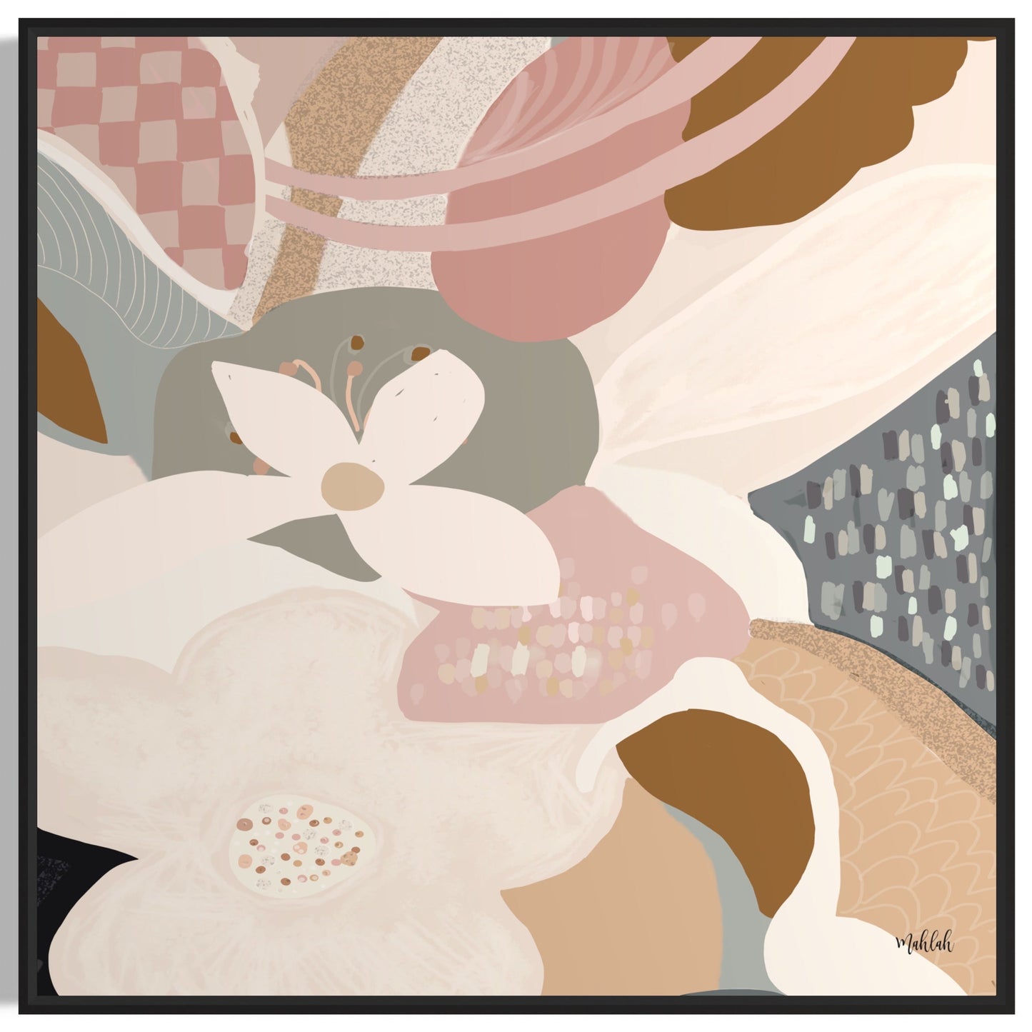 Lauren (square) canvas print