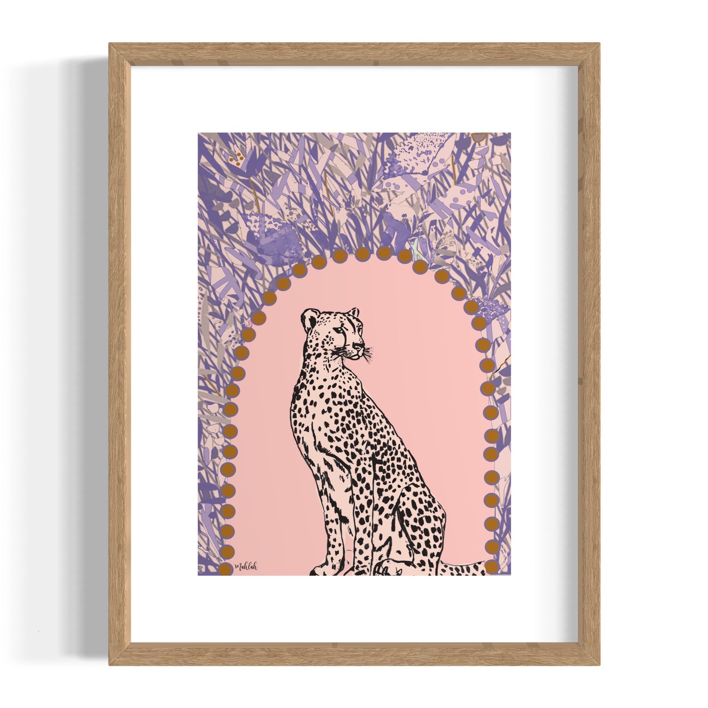 A3 Pink cheater print 300gsm