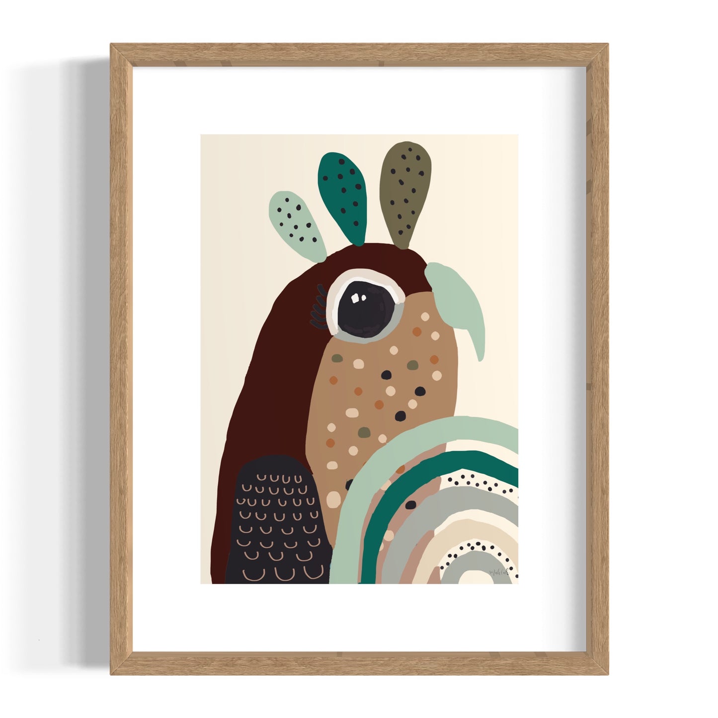 A3 Blaze Birdy print 300gsm