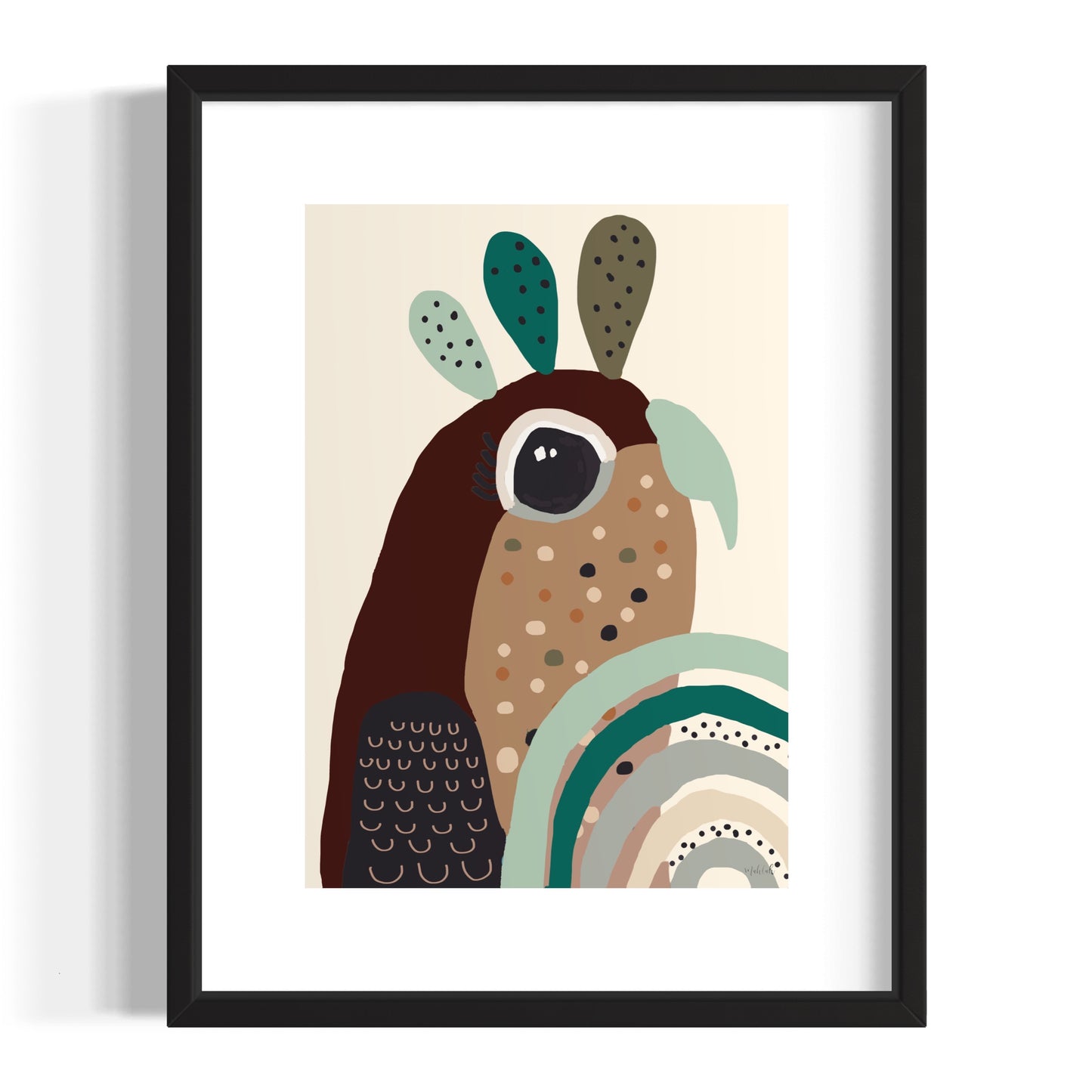 A3 Blaze Birdy print 300gsm