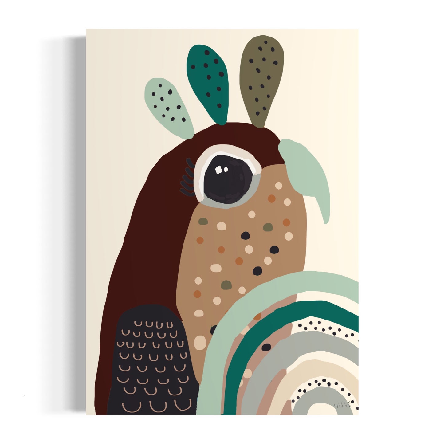A3 Blaze Birdy print 300gsm