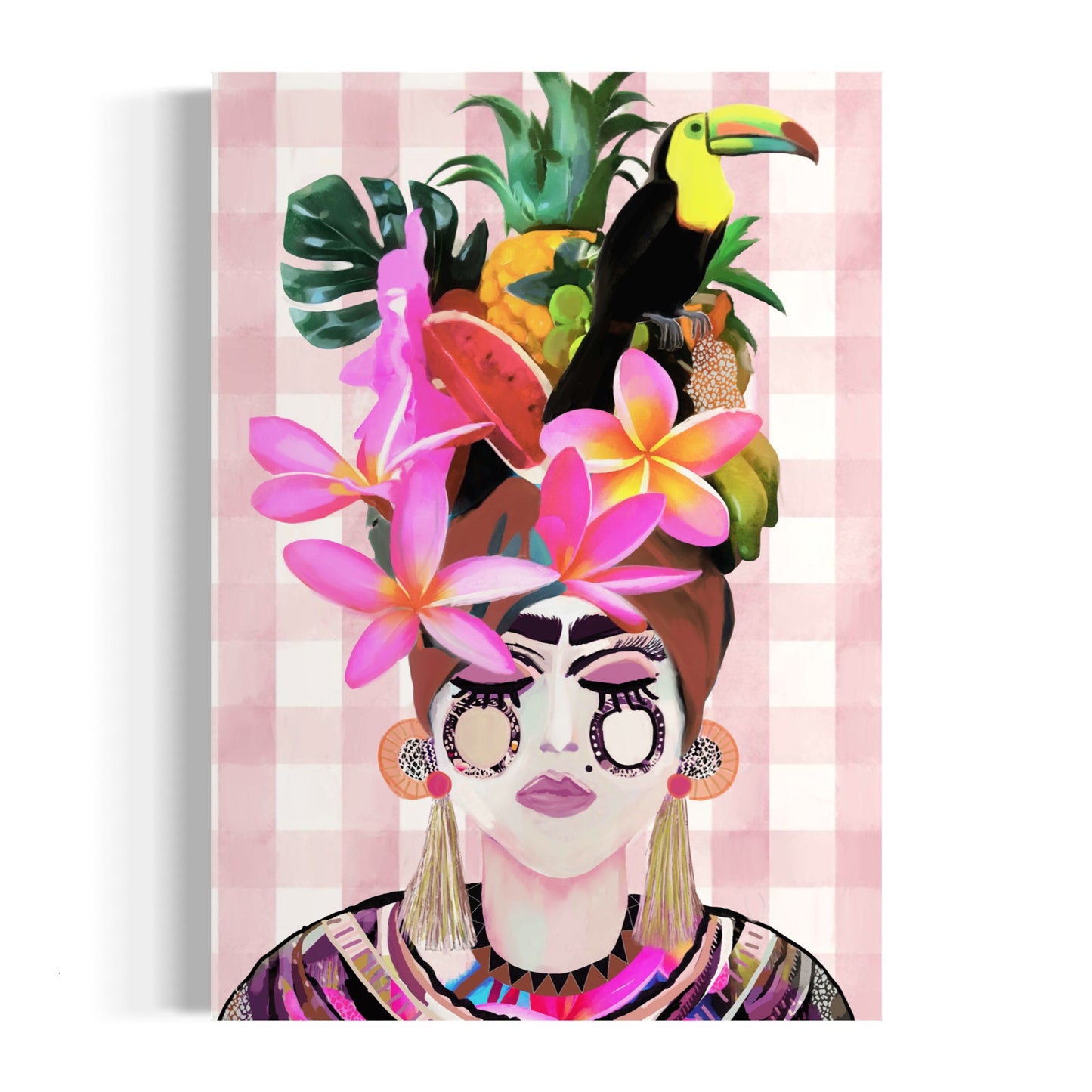 A3 Fruity Frida print 300gsm