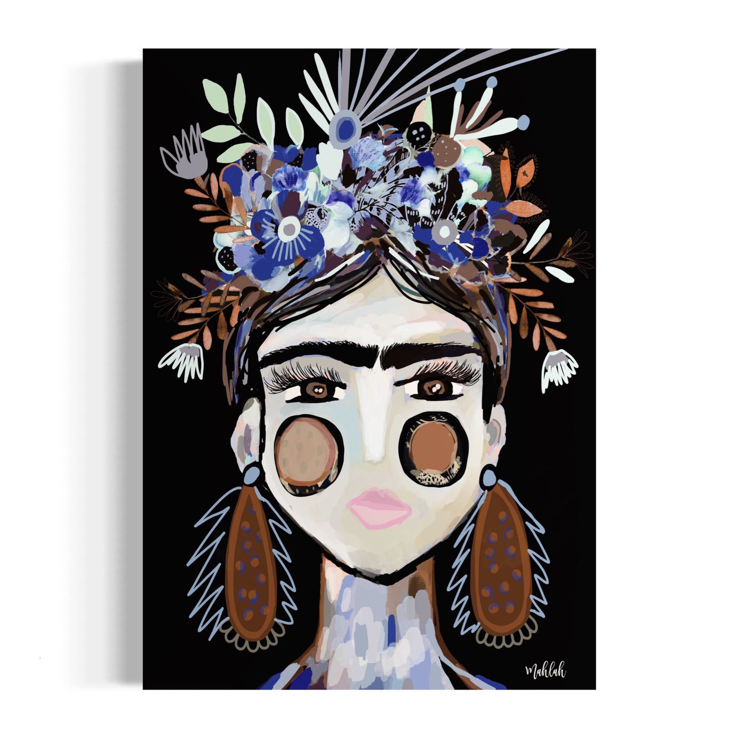 A3 fall Frida print 300gsm