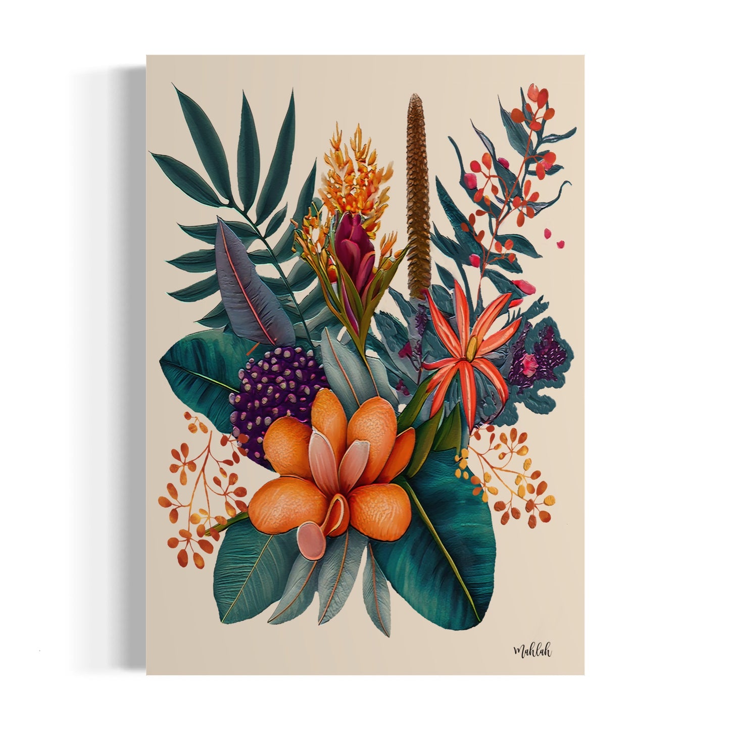 A2 Print Alpha Flowers