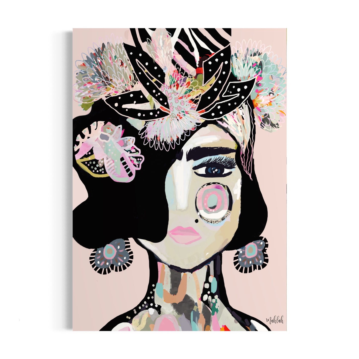 A2 Festive Frida Pastel print 330gsm smooth Matte finish