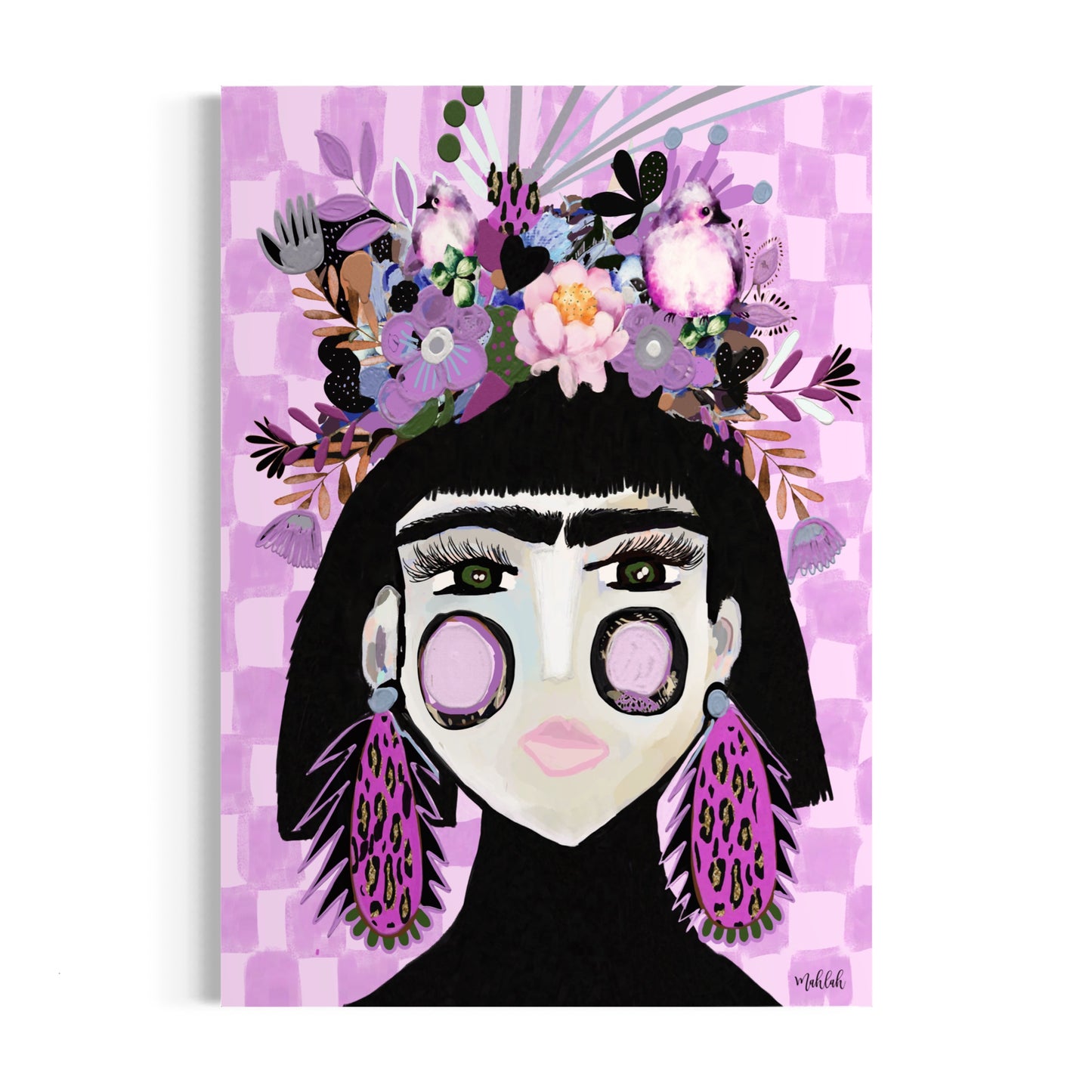 A3 Purple Frida 300gsm