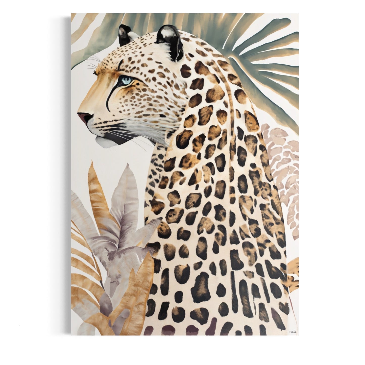 Fern Cheetah Canvas Print