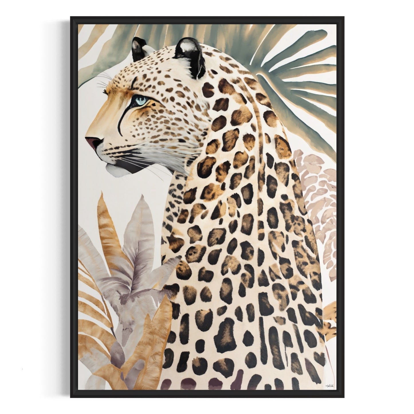 Fern Cheetah Canvas Print
