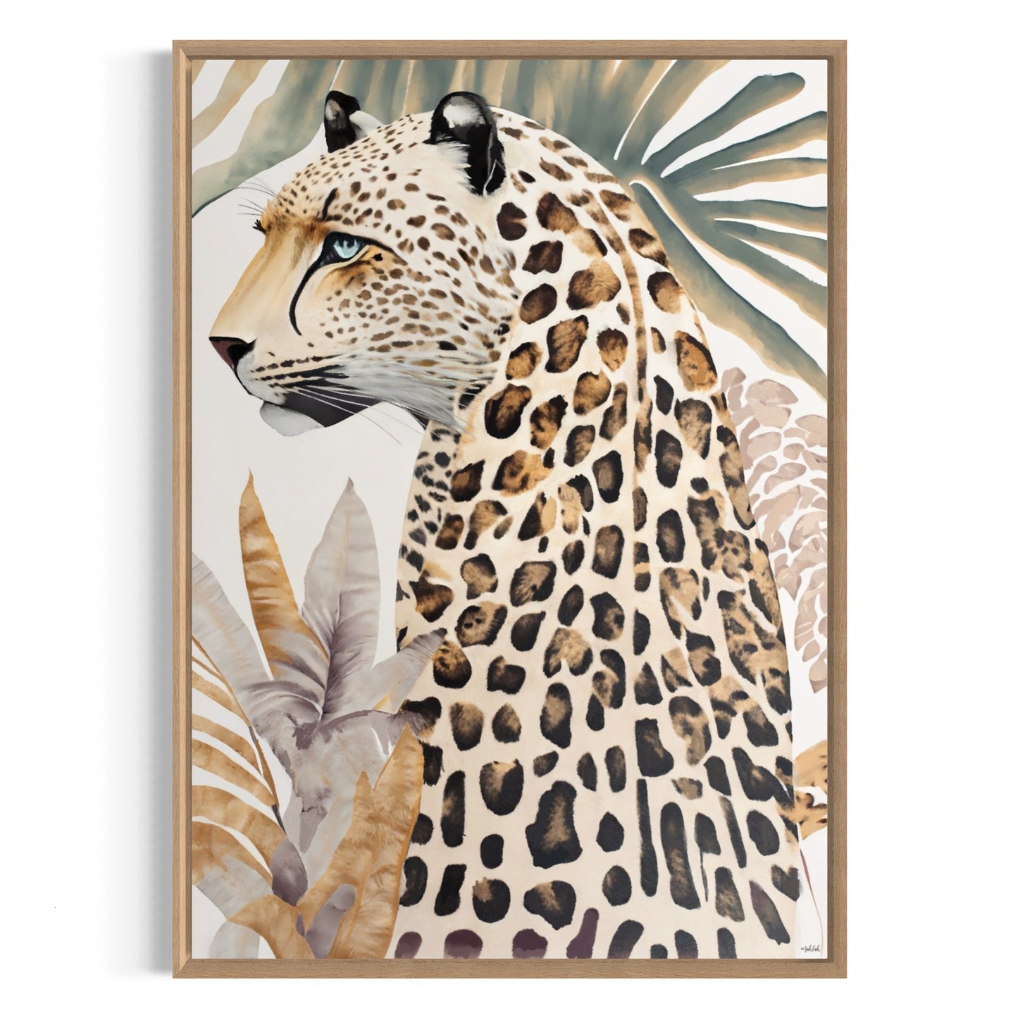 Fern Cheetah Canvas Print