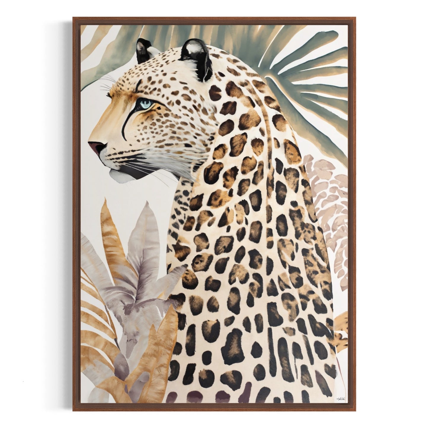 Fern Cheetah Canvas Print