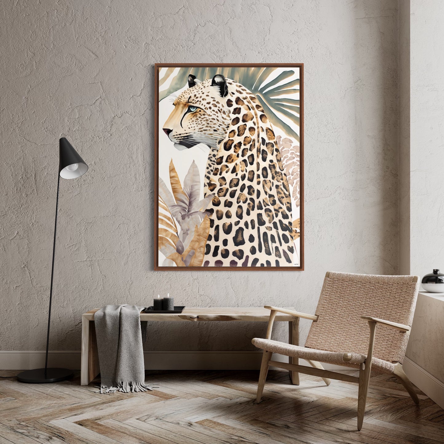 Fern Cheetah Canvas Print