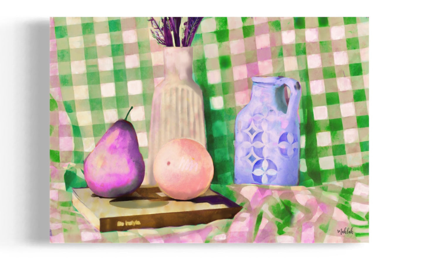 A2 Print Gingham Lunch