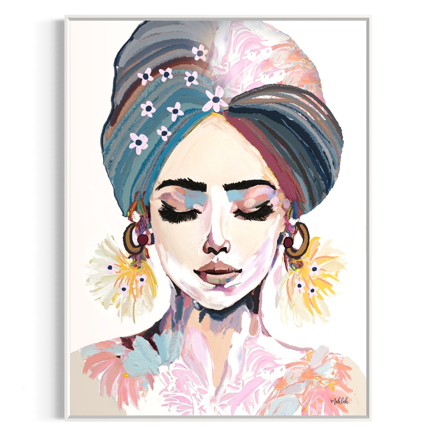 Energy Girl canvas print