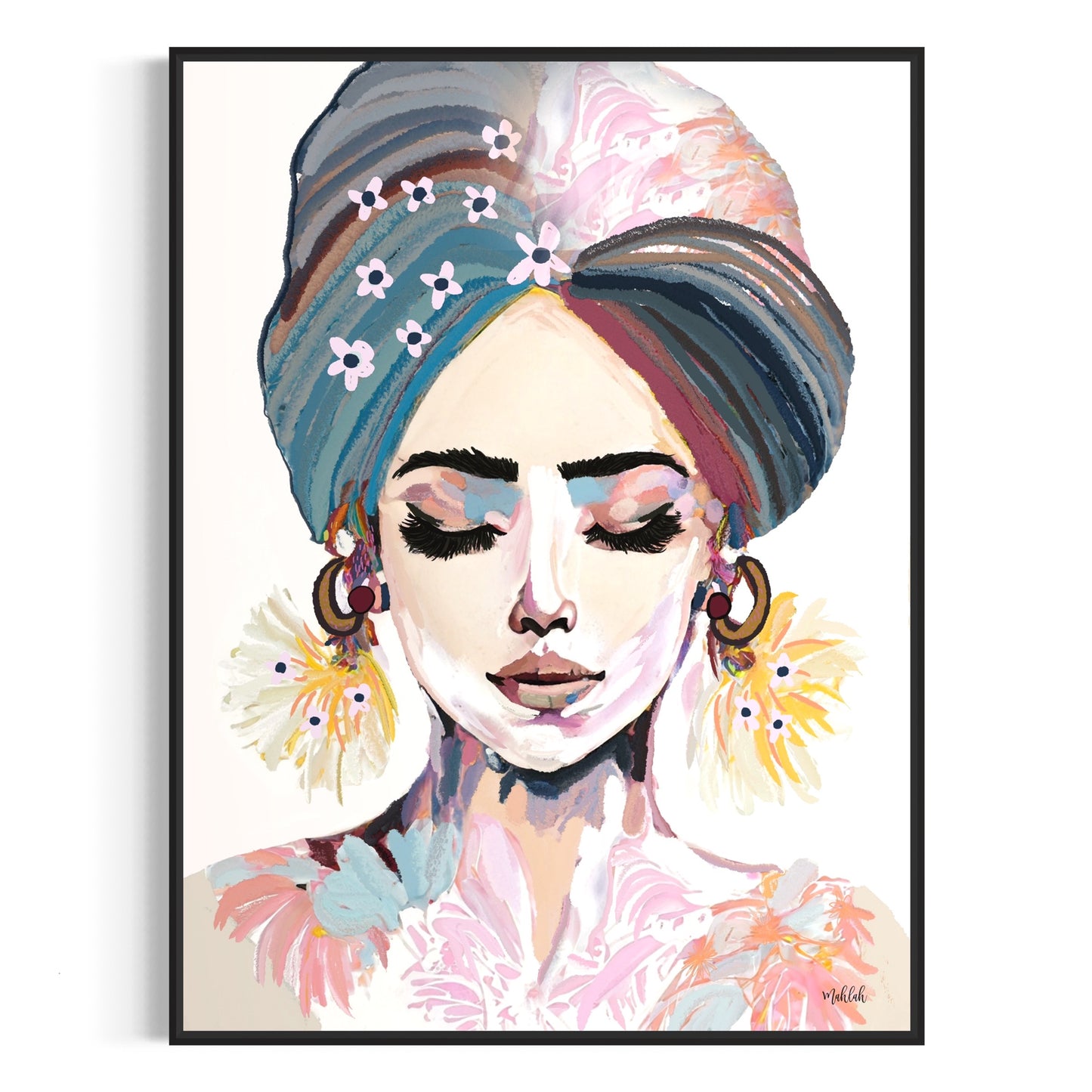 Energy Girl canvas print