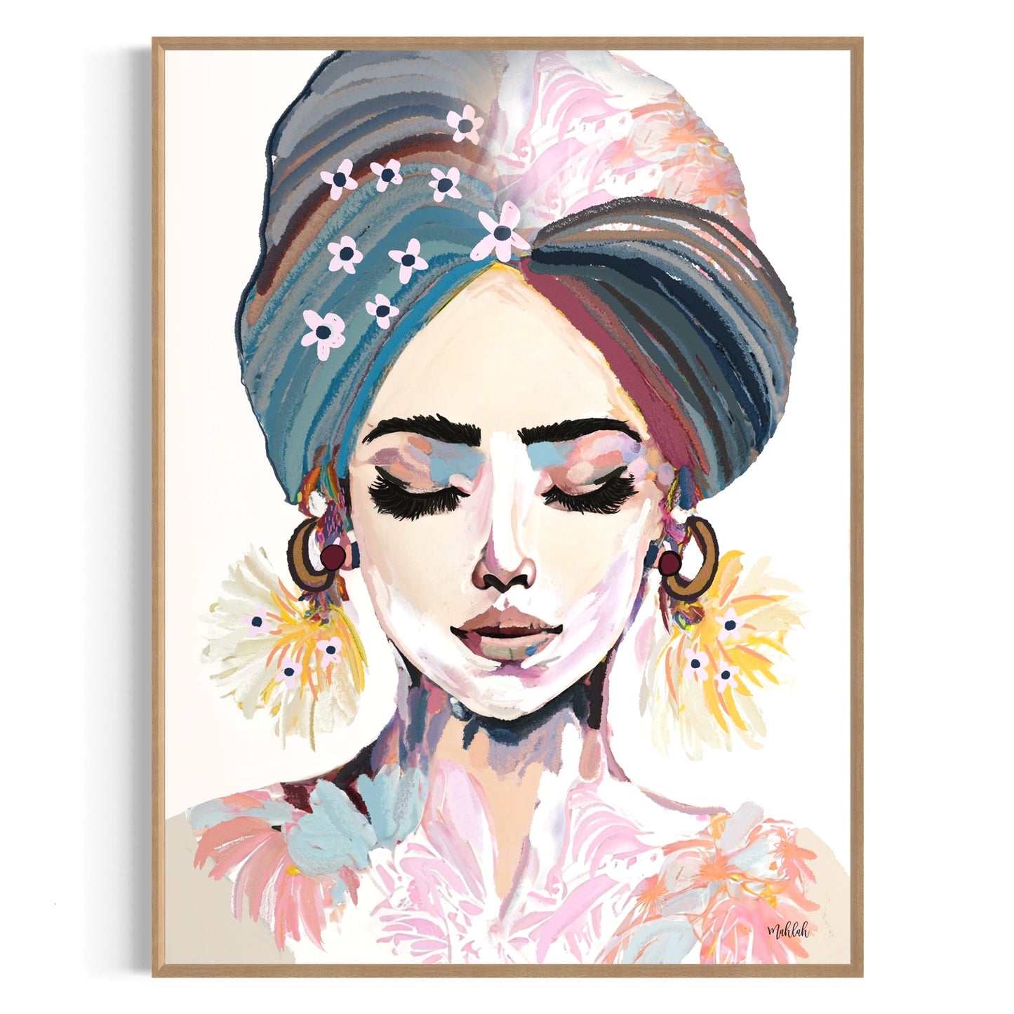 Energy Girl canvas print