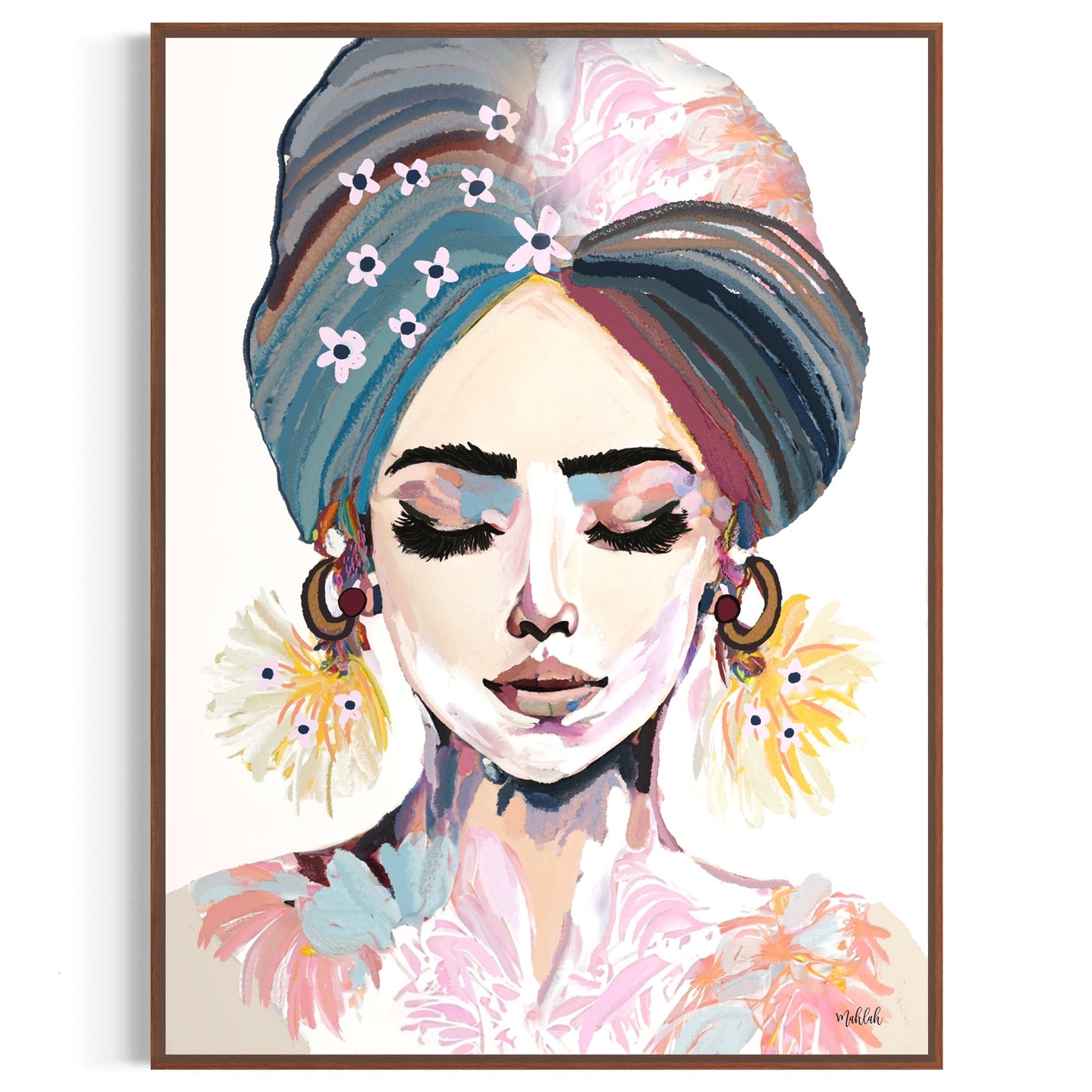 Energy Girl canvas print