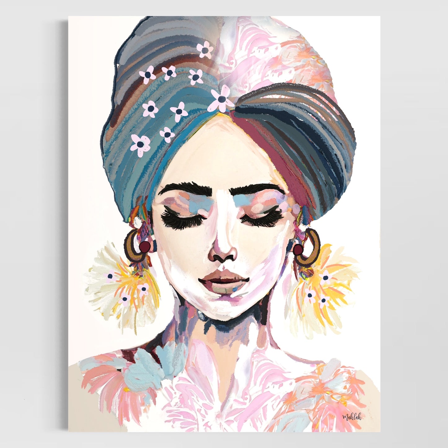 Energy Girl canvas print