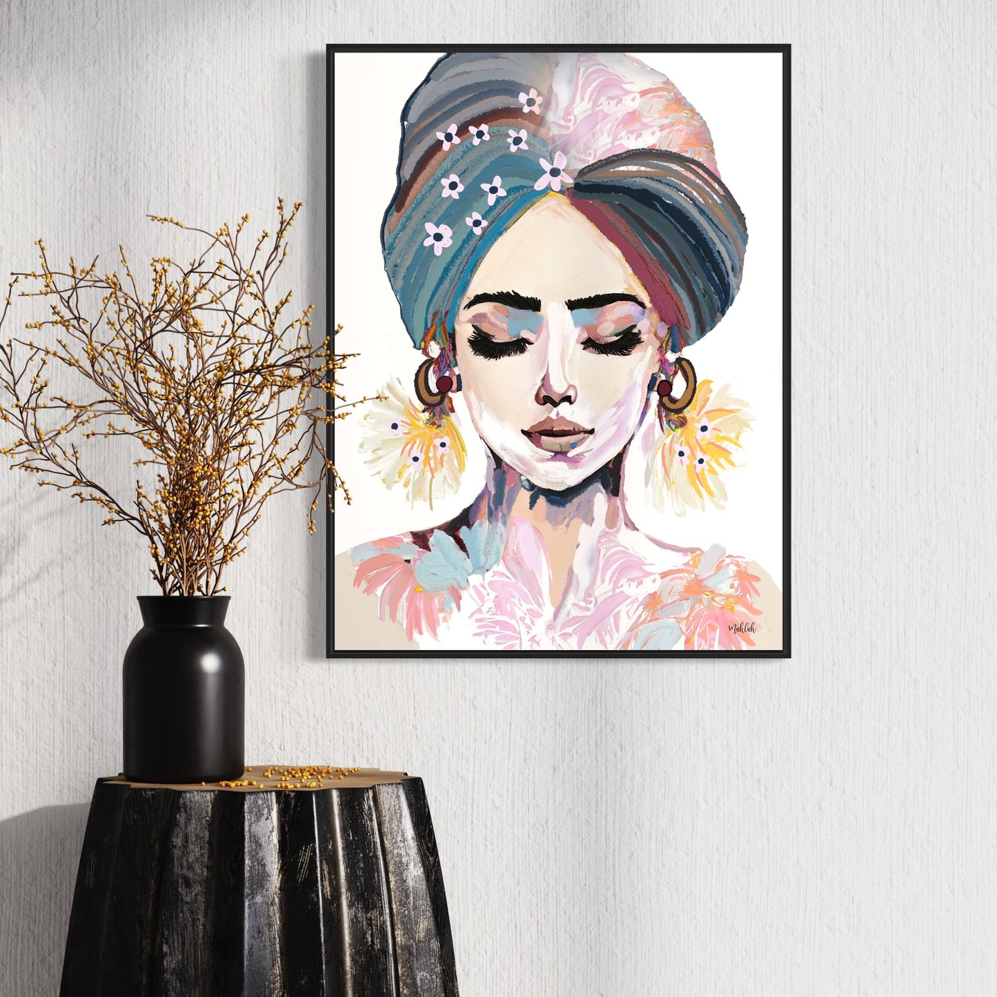 Energy Girl canvas print