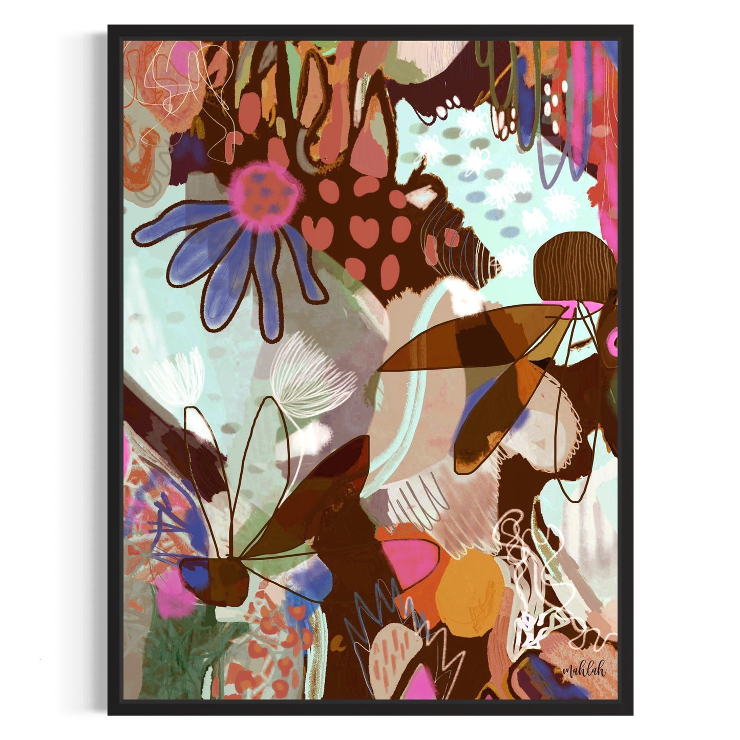 Warm Blossoms of the Mind canvas print