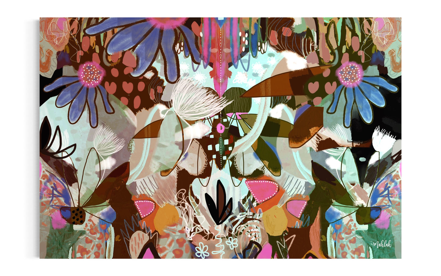 Double Blossoms of the Mind canvas print