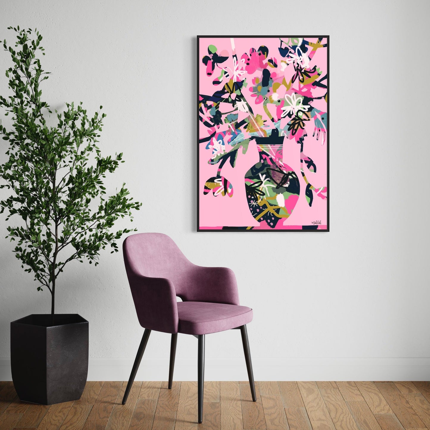 Pinnacle vase canvas print