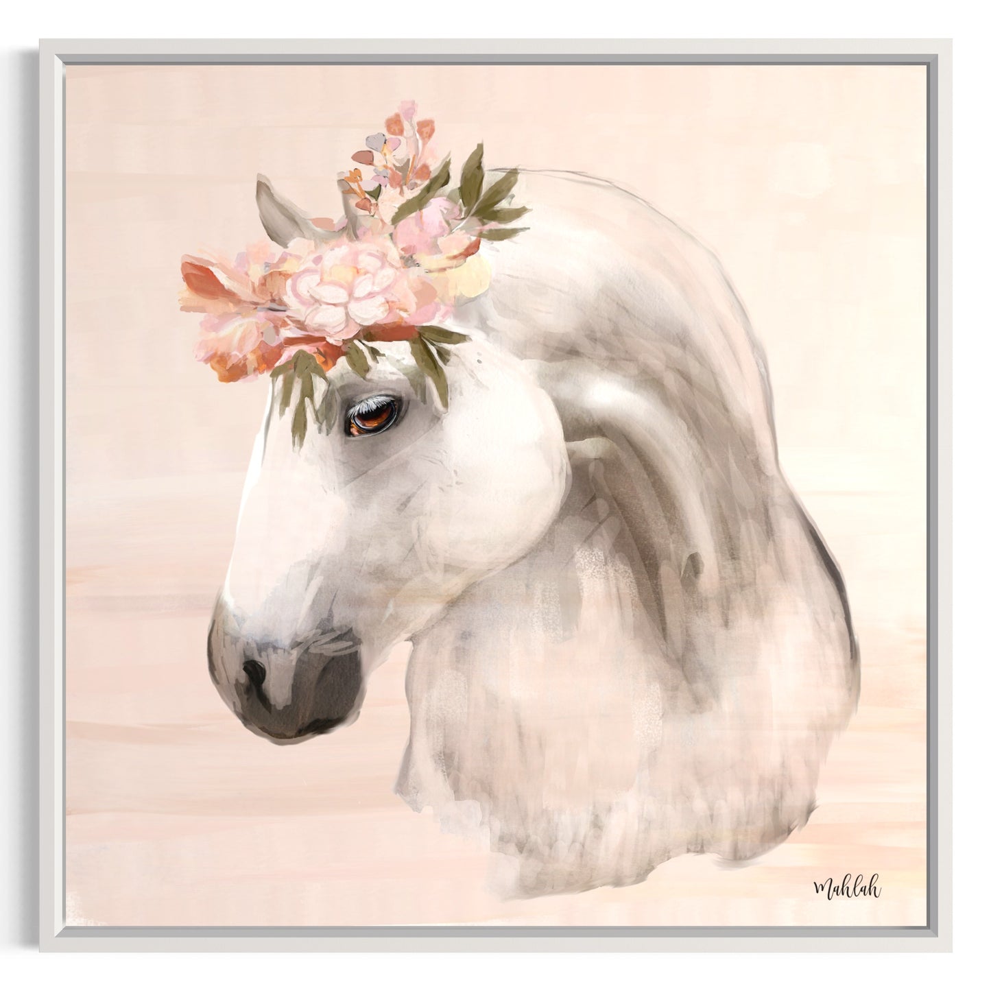 Horse (square) canvas print