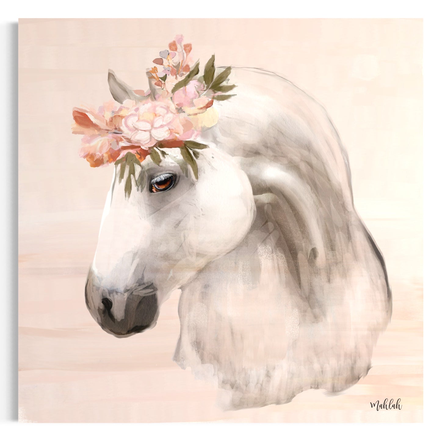 Horse (square) canvas print