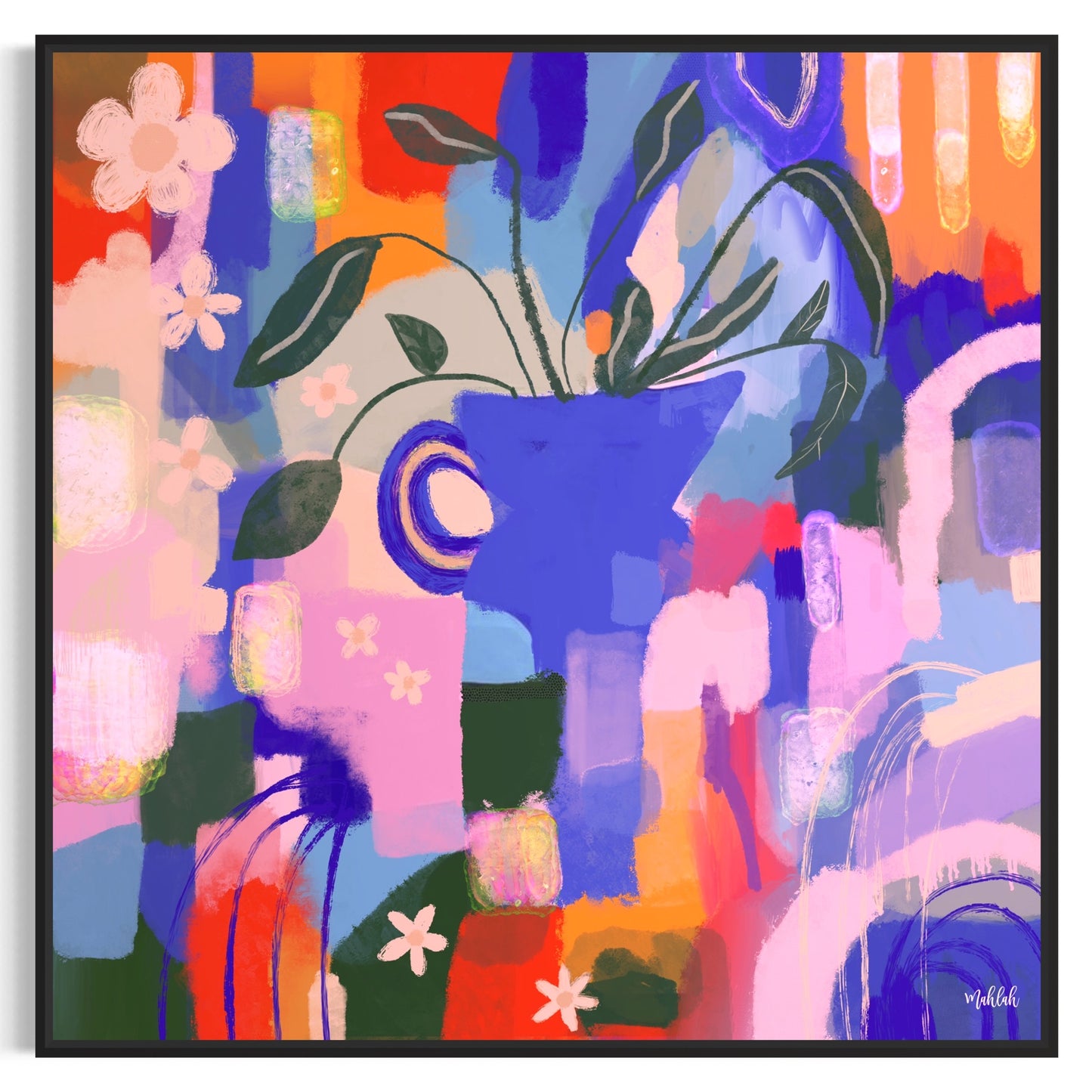 Pieces of me Canvas Print