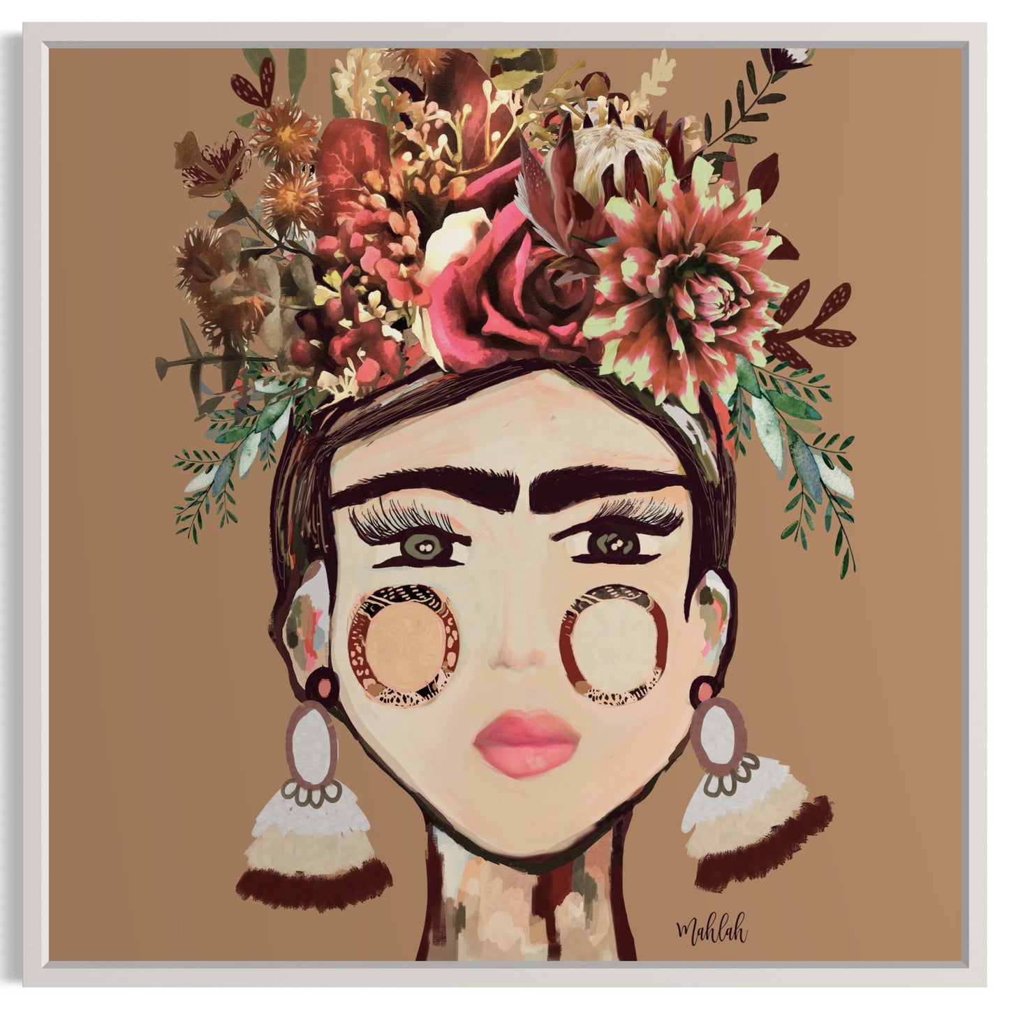 Warm Frida  Canvas Print