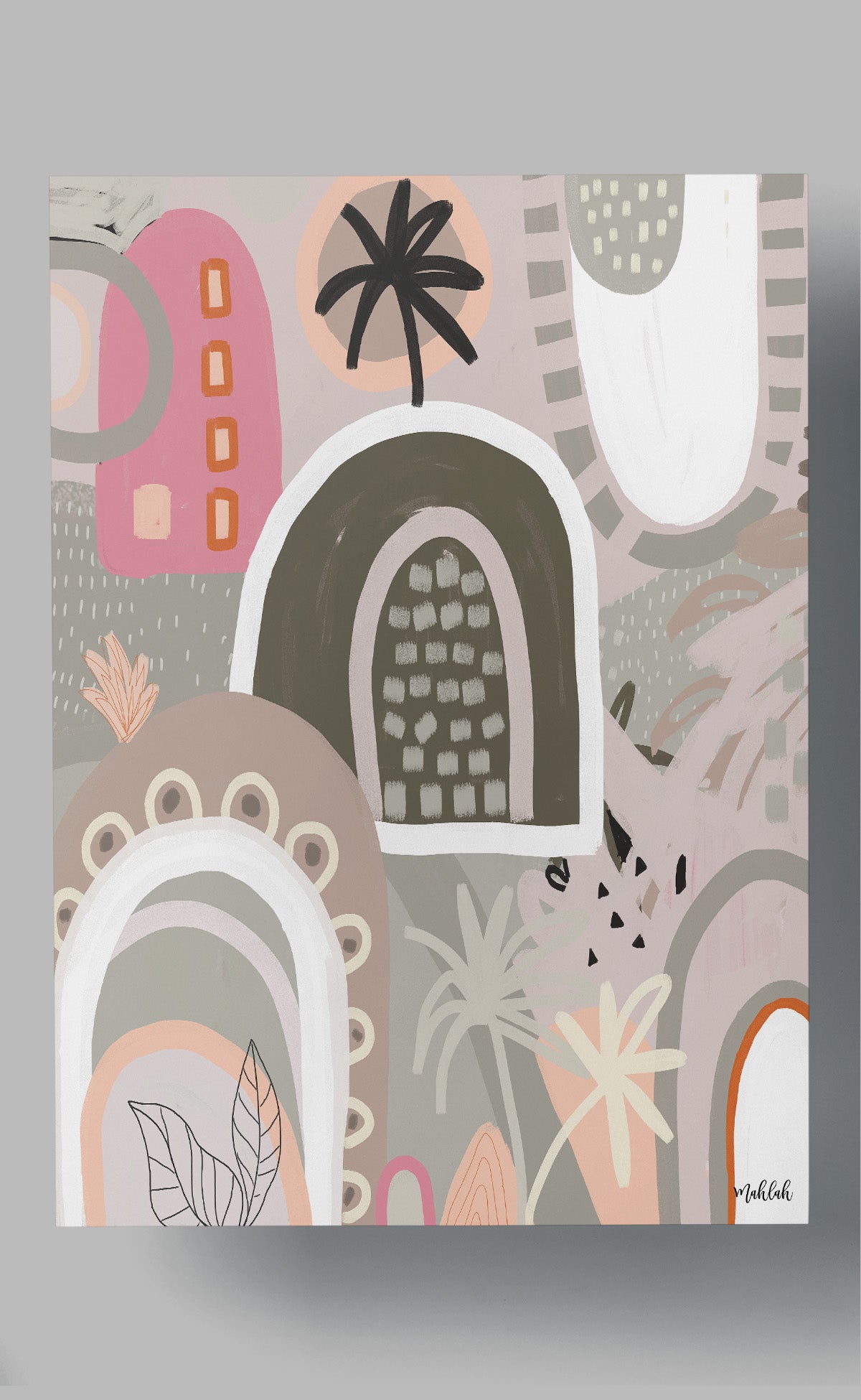 A4 jungle town print 300gsm