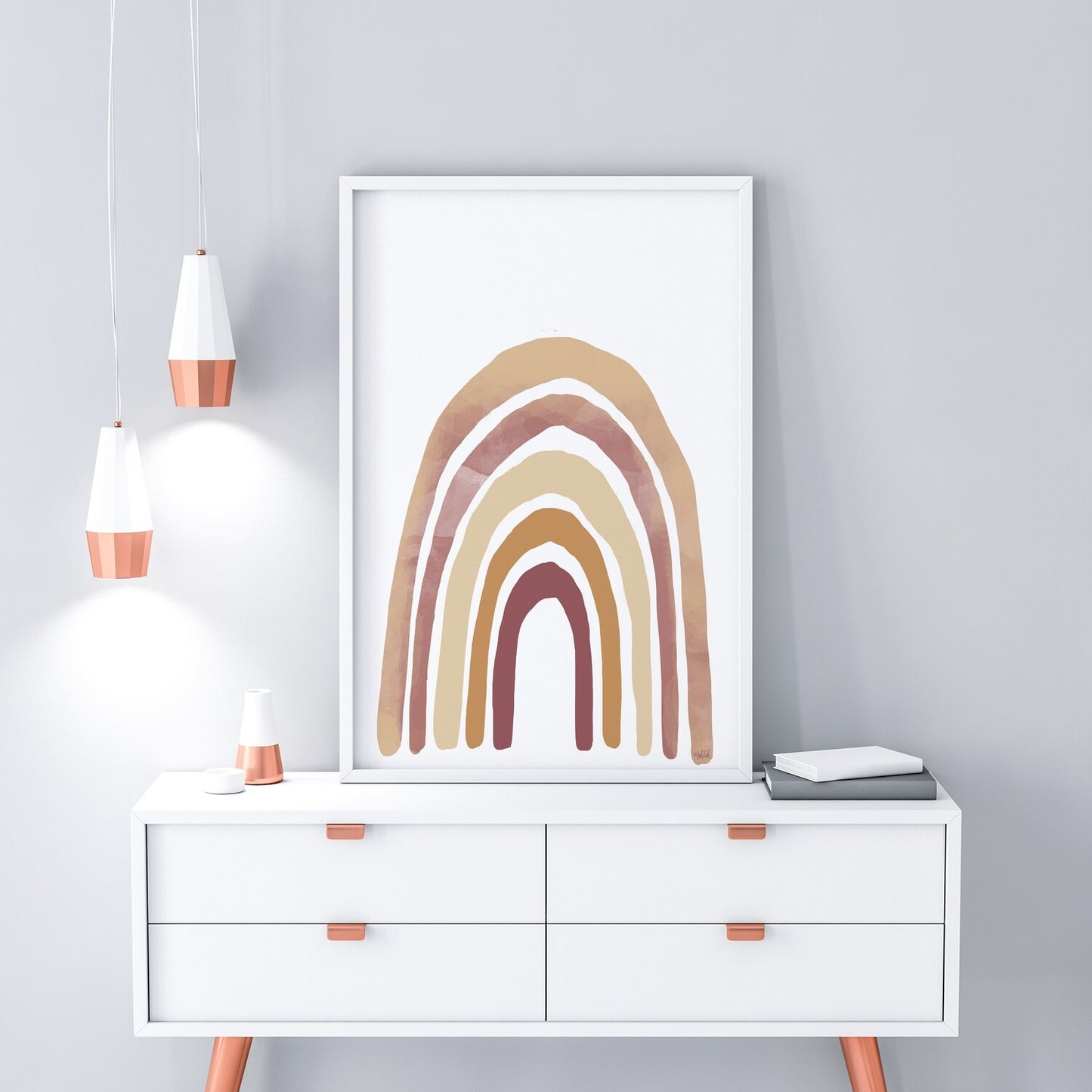 Kombi rainbow Print