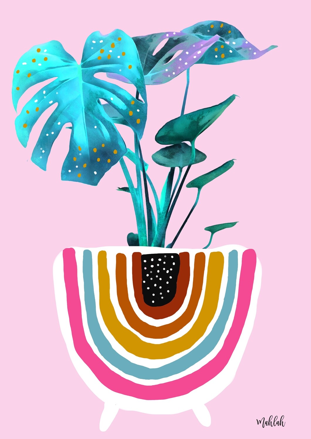 Monsteria Print