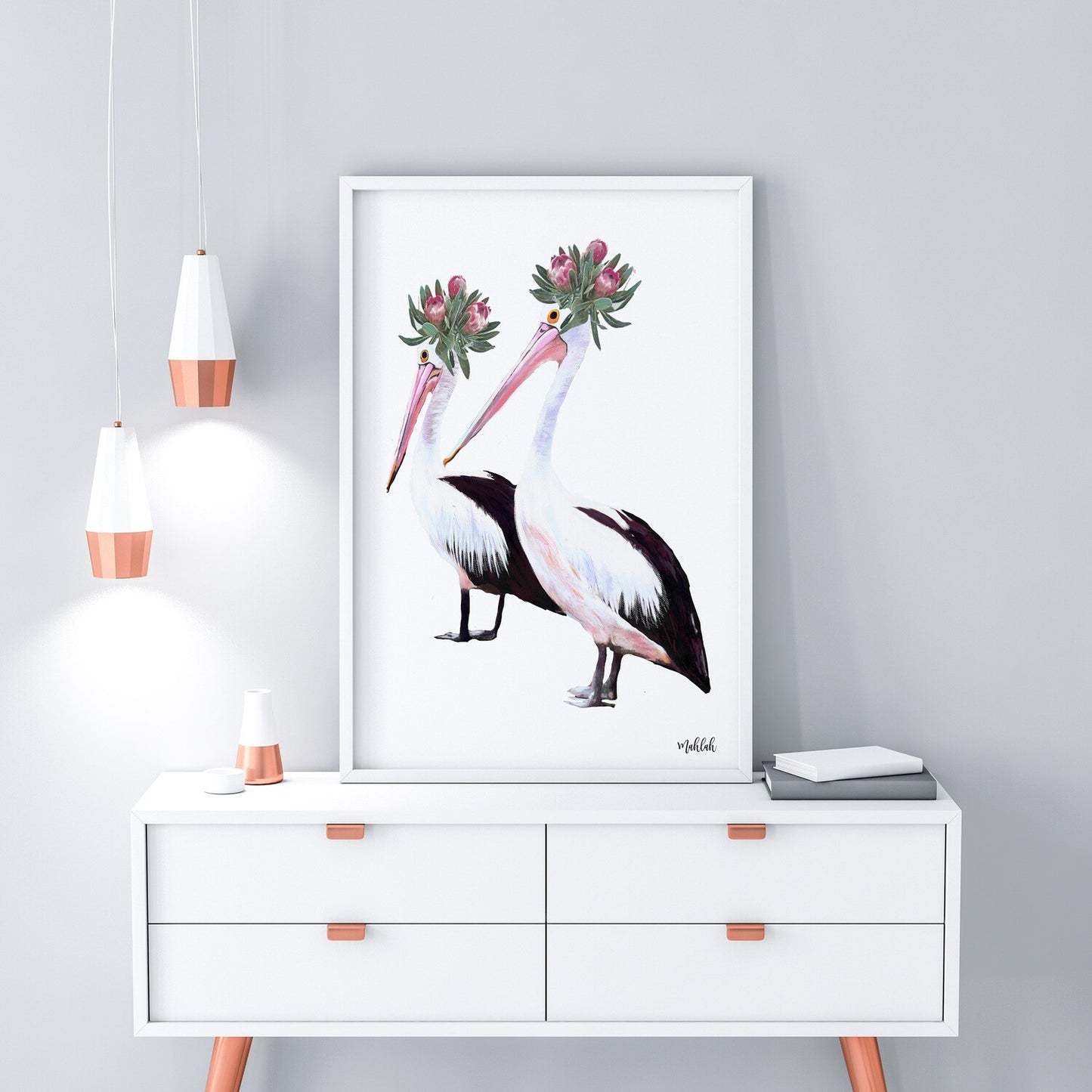 Pelicans Print